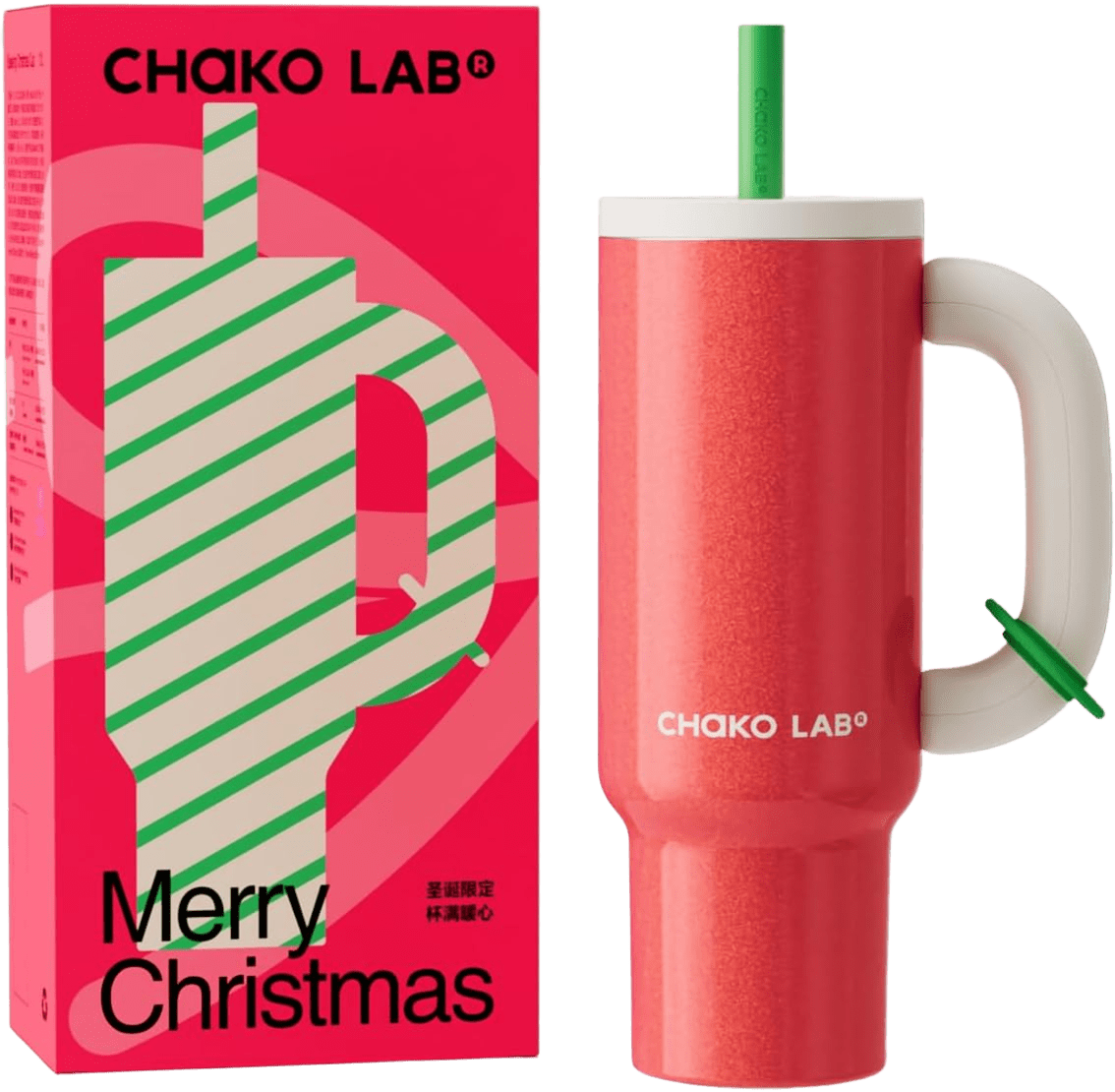 ChakoLab™ Botella Navideña Edición Especial – Acero Inoxidable