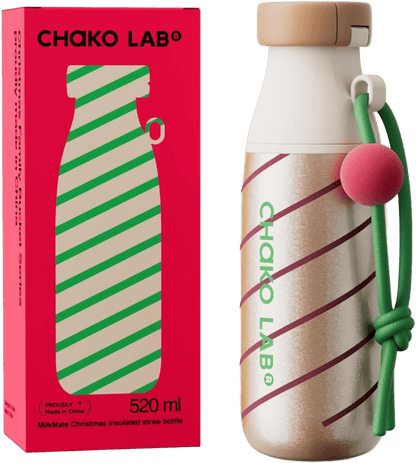 ChakoLab™ Botella Navideña Edición Especial – Acero Inoxidable