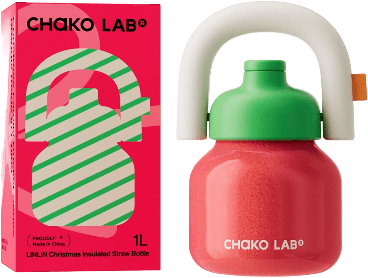 ChakoLab™ Botella Navideña Edición Especial – Acero Inoxidable