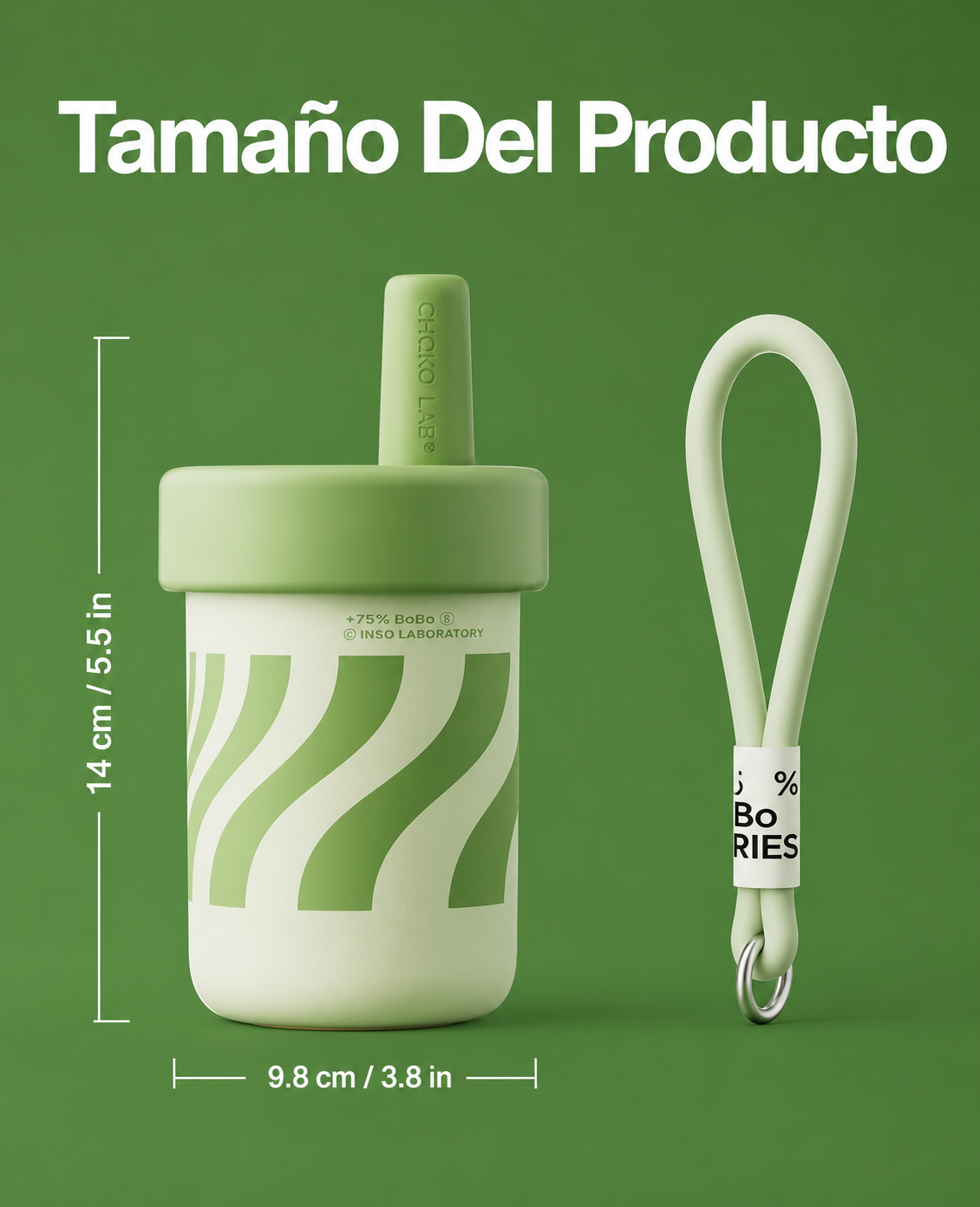 BOBO Vacuum CuP con interior en cerámica 470ML