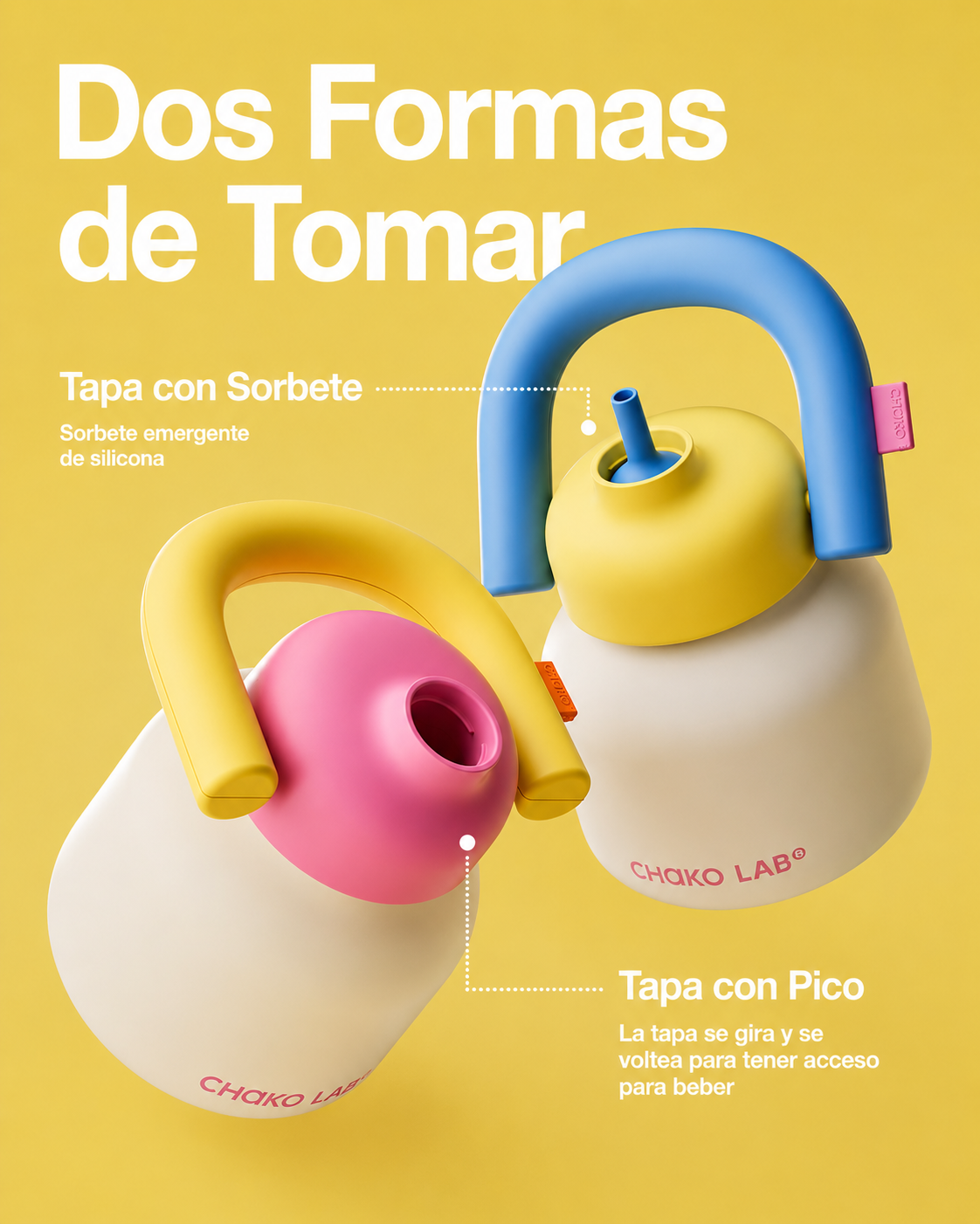 CHAKO LAB™ Botella Térmica 33 oz con Interior de Cerámica