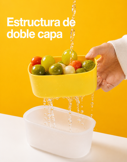 LunchBox Hermética ChakoLab™ 21 oz con Filtro y Tenedor Integrado