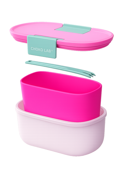 LunchBox Hermética ChakoLab™ 21 oz con Filtro y Tenedor Integrado