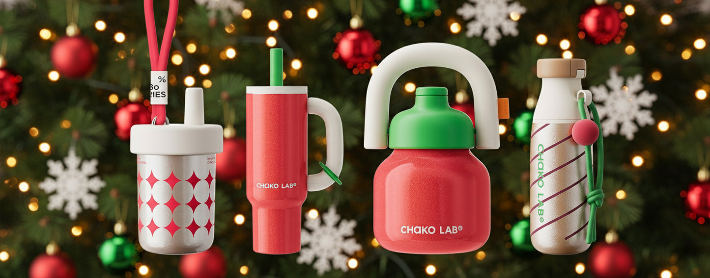 ChakoLab™ Botella Navideña Edición Especial – Acero Inoxidable